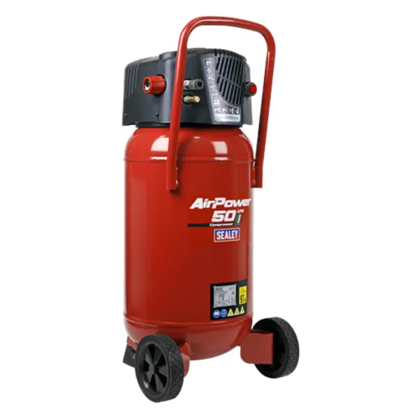 Image of Sealey Compressor 50L Belt Drive 2hp Oil-Free