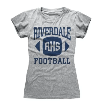 Image of Riverdale - Football Womens X-Large T-Shirt - Grey