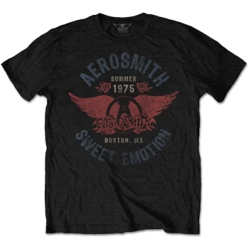 Image of Aerosmith - Sweet Emotion Unisex Large T-Shirt - Black