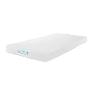 image of Safe Nights Snuggle Breathable Cot Mattress White