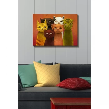 Image of Kanvas Tablo (50 x 70) - 188 Multicolor Decorative Canvas Painting