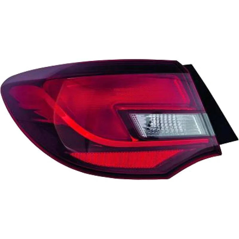 Image of DIEDERICHS 1807291 Rear light Outer section, without bulb holder, Left, W21W Combination Rearlight (391)