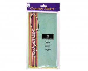 Image of Creativity Lustre Lites Tissue Paper Pack of 12 Sheets Assorted