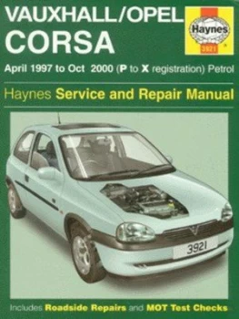 Image of Vauxhall Corsa Service and Repair Manual by John S Mead Hardback