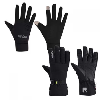 image of Nevica in 1 Ski Glove Junior - Black