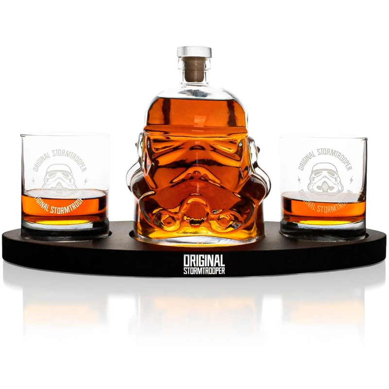 Image of Original Stormtrooper Original Stormtrooper 3D Helmet Decanter And Whiskey Glasses