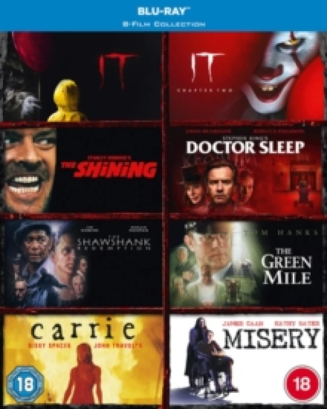 Image of Stephen King 8-film Collection Bluray 5051892237772