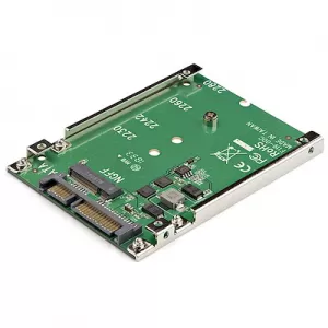 image of StarTech M.2 NGFF SSD to 2.5" SATA Adapter Converter