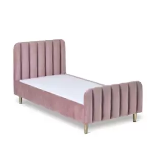 image of Obaby Gatsby Single Bed Velvet Pink