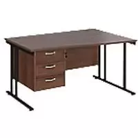 Image of Dams International Wave Desk MC14WRP3KW 1,400 x 725 x 800 - 990 mm