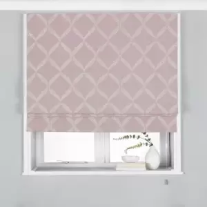 Image of Olivia Blush Blackout Roman Blind Blush