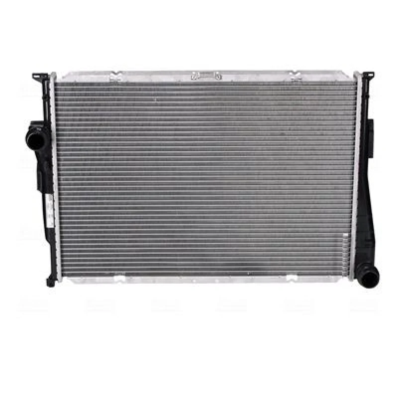 Image of NISSENS 60806 Engine radiator Aluminium, Brazed cooling fins, without expansion tank, with gaskets/seals Radiator,engine cooling (470)