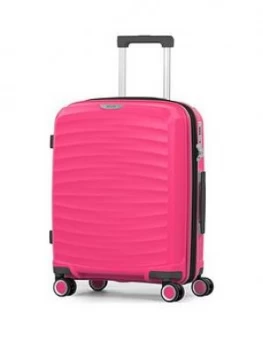 image of Rock Luggage Sunwave NT57701 8 Wheel Cabin Pink Suitcase