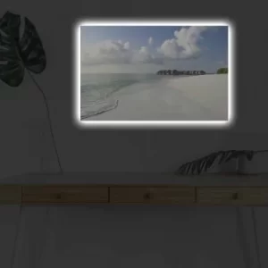 Image of 4570DHDACT-028 Multicolor Decorative LED Lighted Canvas Painting