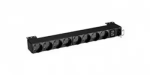Image of EFLX8D - 50/60 Hz - 13 A - Type F - C20 coupler - 9 AC outlet(s) - Rackmount
