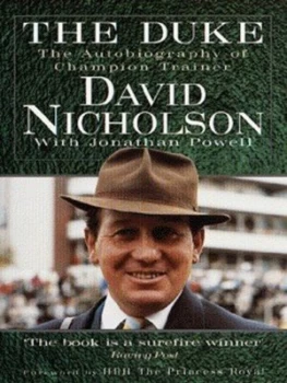 Image of The Duke by David Nicholson and Jonathan Powell Book