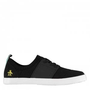 Image of Original Penguin Cult Flyknit Trainers - Black