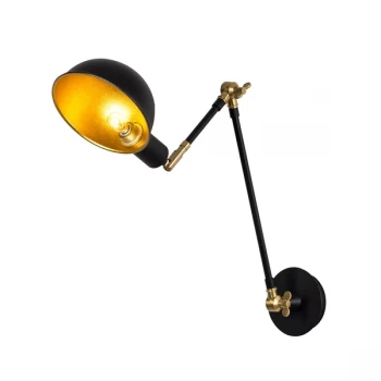 image of Sivani - MR-658 Black Gold Wall Lamp