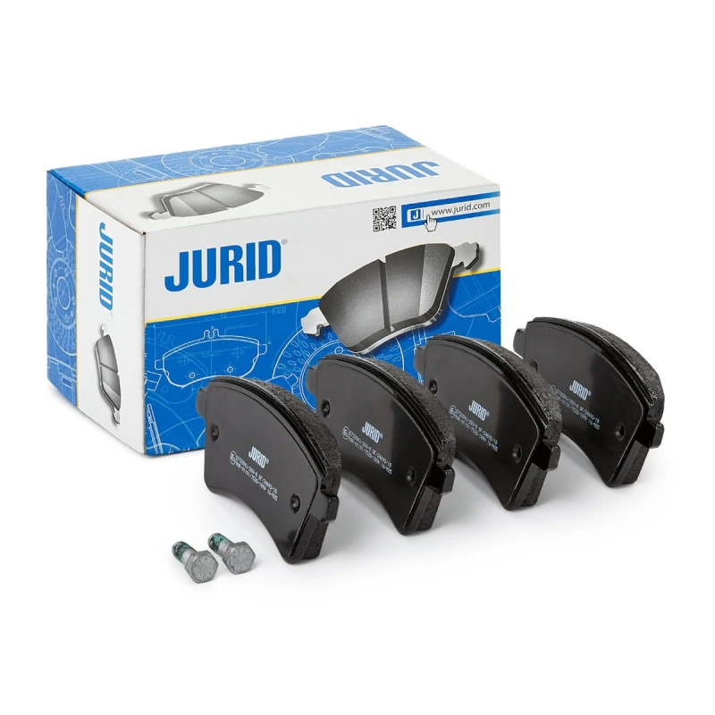 Image of JURID 573284J Brake pad set not prepared for wear warning indicator, with accessories Brake Pad Set,disc brake (402)