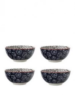 Image of Maxwell & Williams Maxwell & Williams Boho Kiraku Blue Bowl - Set Of 4