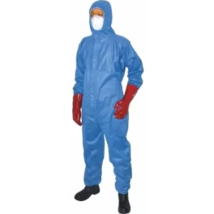Image of Tuffsafe Guard Master Disp' Hooded Coverall Blue (XL)