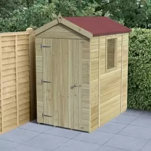 image of Forest Garden Timberdale 6 x 4ft Apex Shed with Assembly