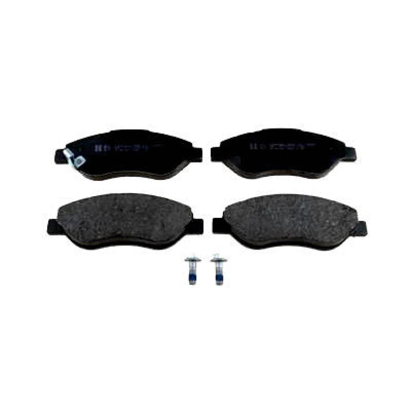 Image of ZIMMERMANN 24550.190.1 Brake pad set Front Axle, with acoustic wear warning, Photo corresponds to scope of supply, with bolts/screws Brake Pad Set,di