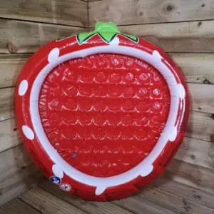 Image of Inflatable Friendly Fun Red Strawberry Baby Toddler Paddling Water Pool