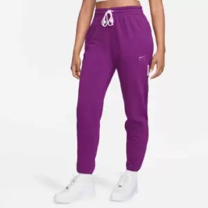 Image of Nike W Dri-Fit Standard Issue Pants, Viotech/Pinksicle, Female, Track Pants, DA6465-503
