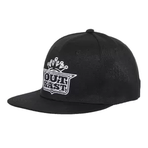 Image of Outkast - White Imperial Crown Unisex Snapback Cap - Black
