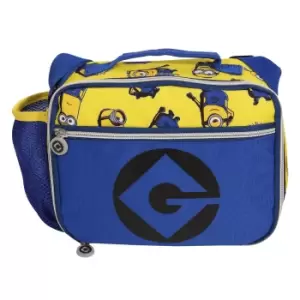Image of Minions Girls Characters Lunch Bag (One Size) (Yellow/Blue)