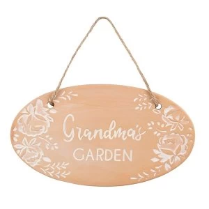 Image of Grandma's Garden Terracotta Plaque
