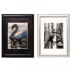 Image of Photo Album Company A4 Shiny Black Certificate Frame PILA4SHIN-Black