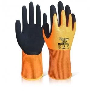 image of Wonder Grip WG 310H Comfort Hi Vis Glove 11 2XL Orange Ref WG310HORXXL