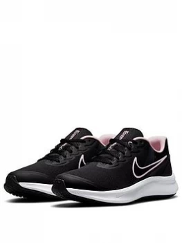 Image of Nike Star Runner 3 Junior Trainer - Black, Size 3