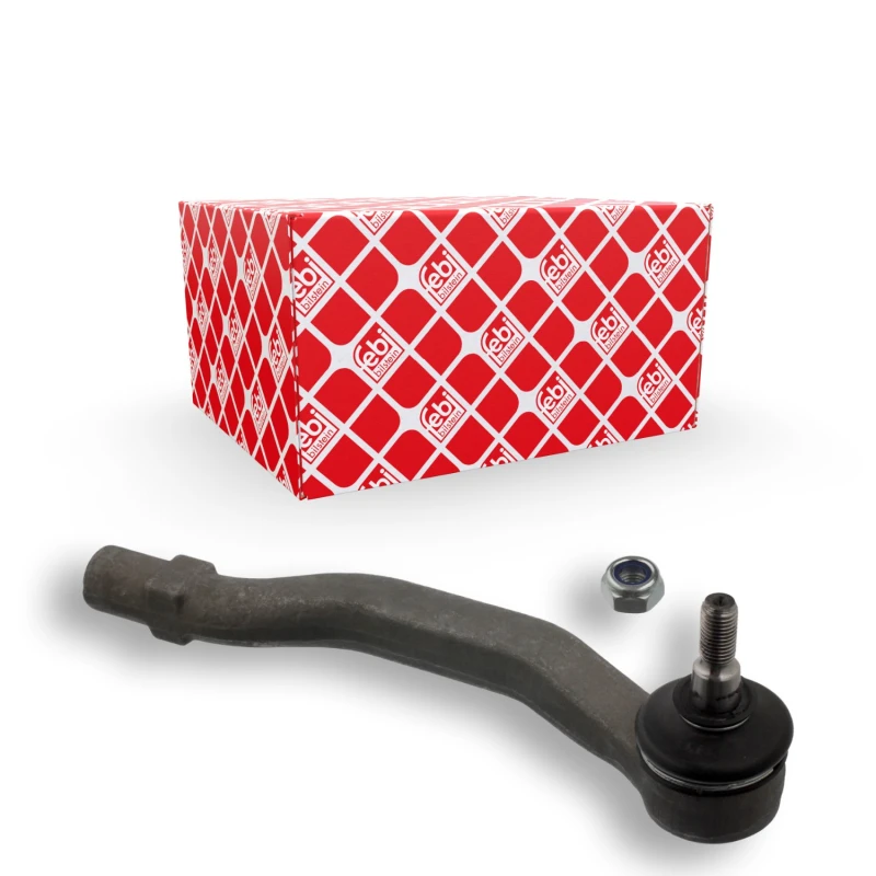Image of FEBI BILSTEIN 24932 Track rod end OE Turbo NEW, Front Axle Right, with lock nut Tie Rod End (914)