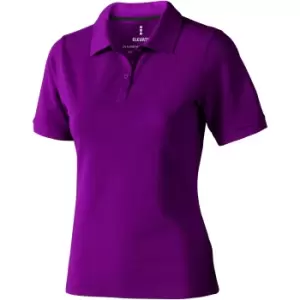 image of Elevate Calgary Short Sleeve Ladies Polo (S) (Plum)