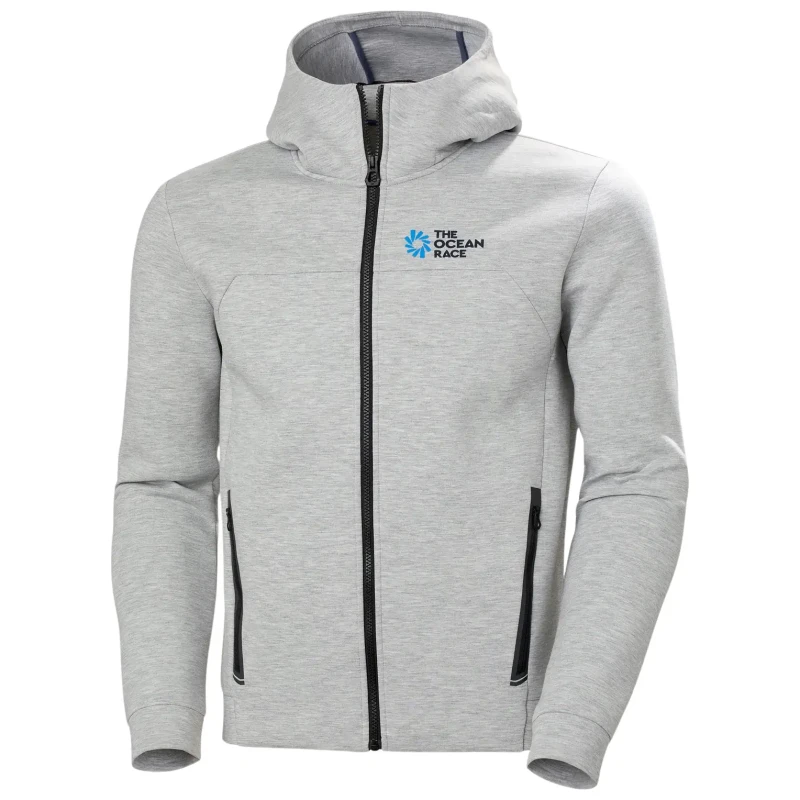 Image of Hooded waterproof jacket Helly Hansen The Ocean Race 2.0 Gris Unisex 2XL