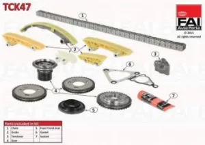 image of Timing Chain Kit FAI TCK47