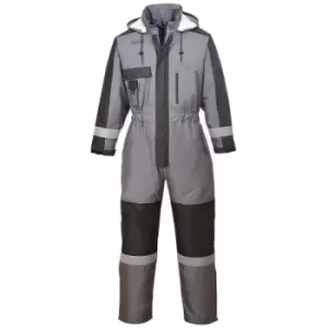 Image of Portwest - S585GRRL - sz L Winter Coverall - Grey - Grey