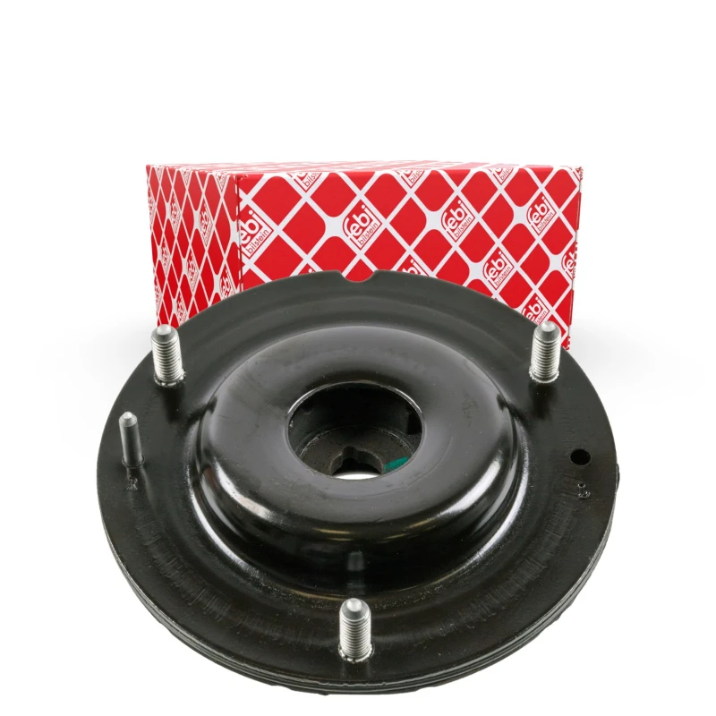 Image of FEBI BILSTEIN 39575 Top strut mount Front Axle Right, without ball bearing Elastomer Suspension Strut Support Bearing (1180)