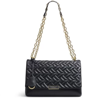 image of Radley Mill Bay Quilted Leather Crossbody Bag - Black