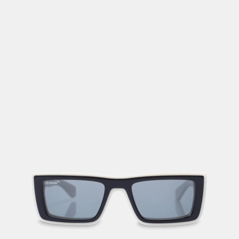 Image of Off White Jacob Sun Square Sunglasses White Dark Grey unisex One Size