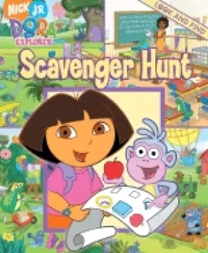 Image of look and find dora the explorer scavenger hunt