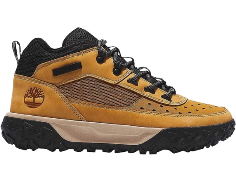 Image of Timberland Greenstride Moti6 Leather Super Oxs Boots Yellow 41