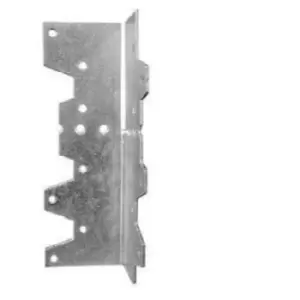 Image of Metal Framing Bracket Anchor With Bendable Tabs 120 x 40 x 40 x 2mm Zinc - Pack of 30