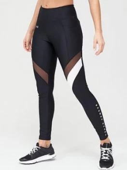 Image of Urban Armor Gear HeatGear Sport Leggings - Black/White, Size XL, Women