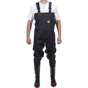 image of Amblers Safety Danube Chest Safety Wader Black Size 10.5