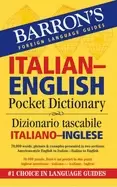 Image of barrons italian english pocket bilingual dictionary