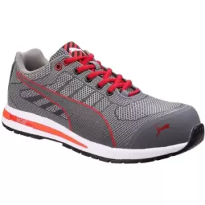 Image of Puma Mens Xelerate Knit Low Safety Trainers (7 UK) (Grey) - Grey